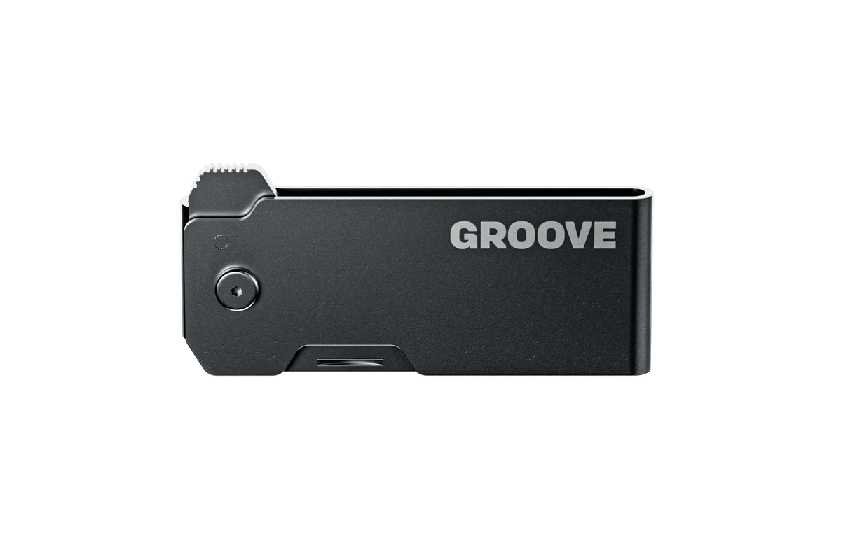 Groove® Money Clip Knife - Black