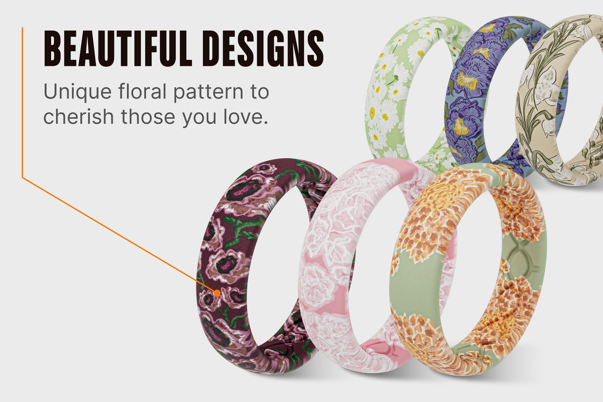 June Roses Thin Ring